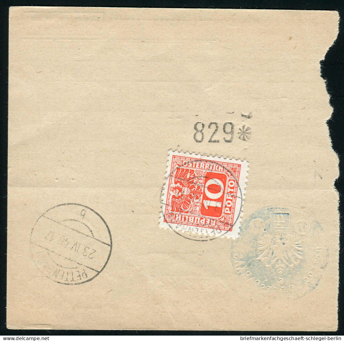 Österreich, 1946, P 179, Brief - Autres & Non Classés