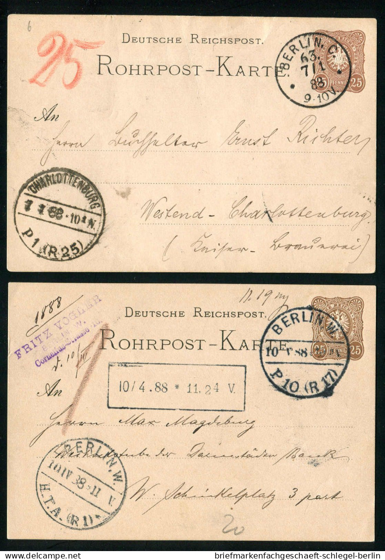 Berlin, 1884, RP4 =A= + =C=, Brief - Sonstige & Ohne Zuordnung