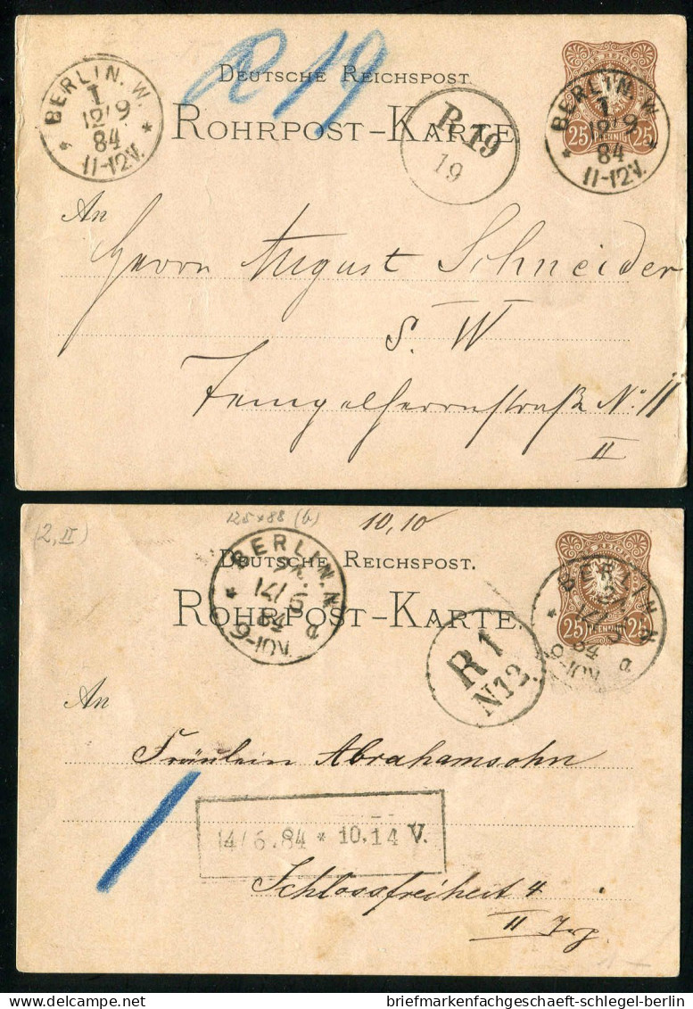 Berlin, 1884, RP4 =B=, Brief - Otros & Sin Clasificación