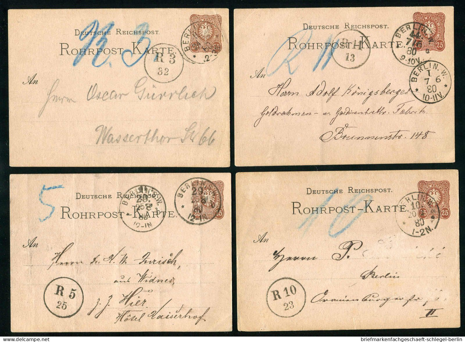 Berlin, 1878, RP 2, Brief - Other & Unclassified