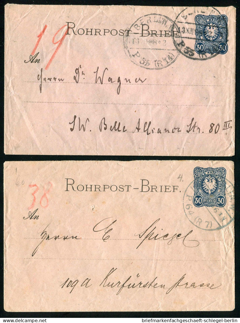 Berlin, 1887, RU 1, Brief - Altri & Non Classificati