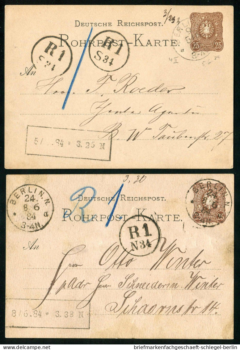 Berlin, 1884, RP4 =B=, Brief - Otros & Sin Clasificación