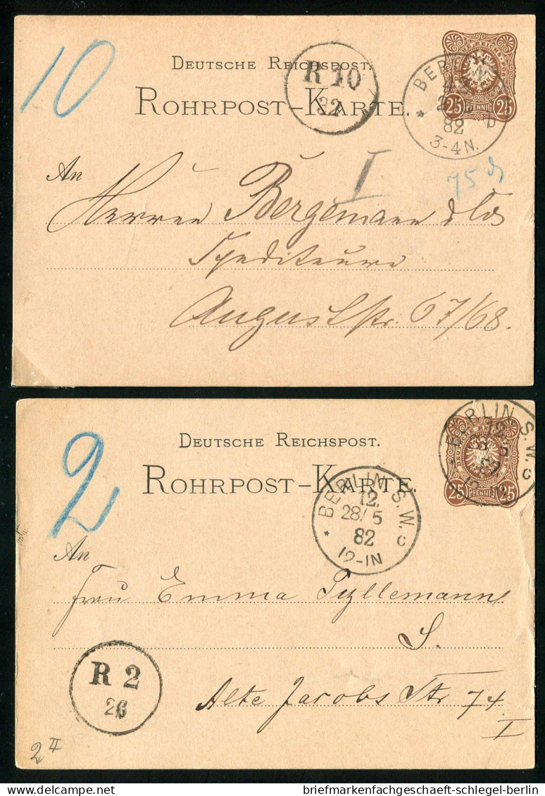 Berlin, 1882, RP4 =B=, Brief - Autres & Non Classés