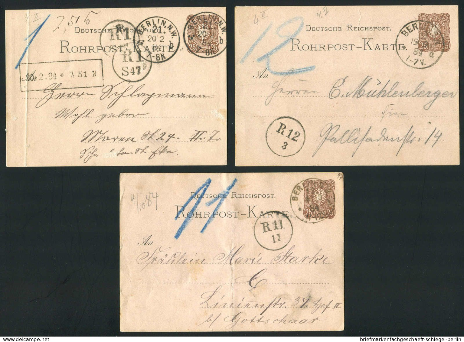 Berlin, 1884, RP4 =B=, Brief - Other & Unclassified