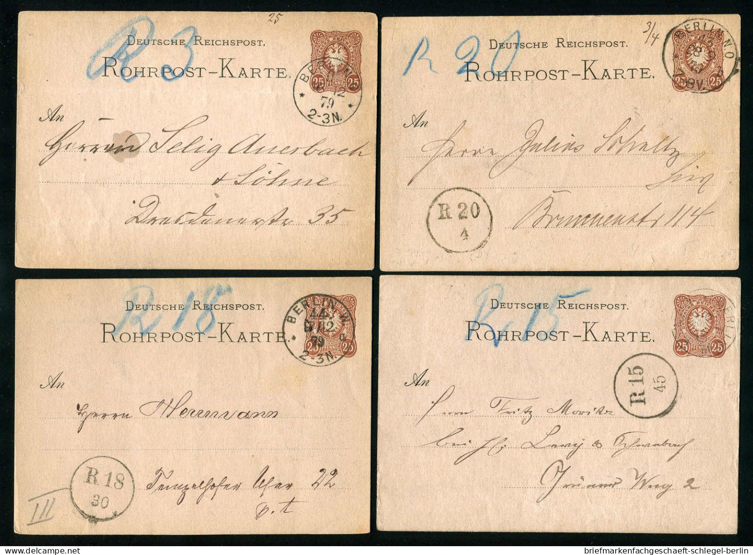 Berlin, 1879, RP 2, Brief - Other & Unclassified