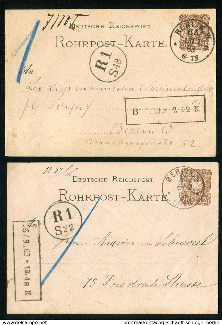 Berlin, 1883, RP4 =B=, Brief - Sonstige & Ohne Zuordnung