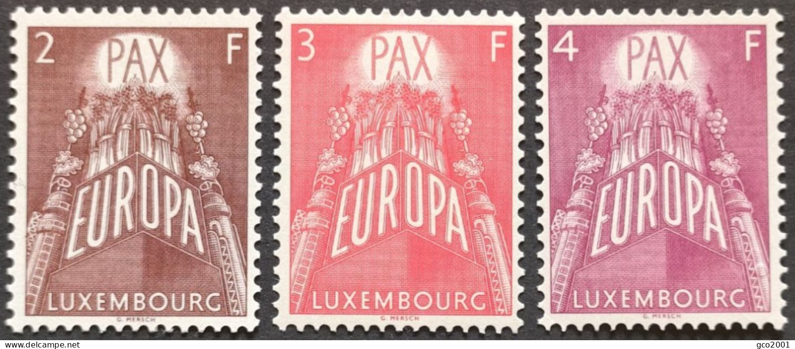 LUXEMBOURG / YT 531 - 533 / EUROPA / NEUFS ** / MNH - Neufs