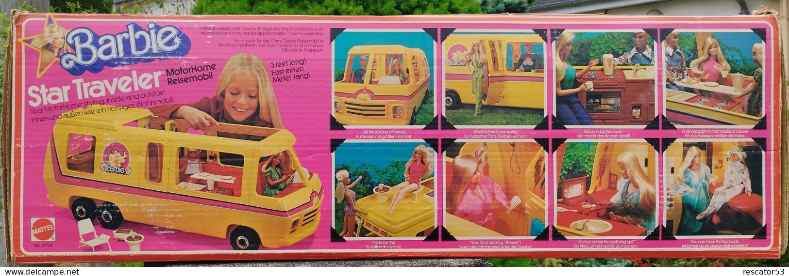 Rare Et Vintage Dans Sa Boite D'origine Camping-car GMC Barbie TBE 1976 - Oud Speelgoed