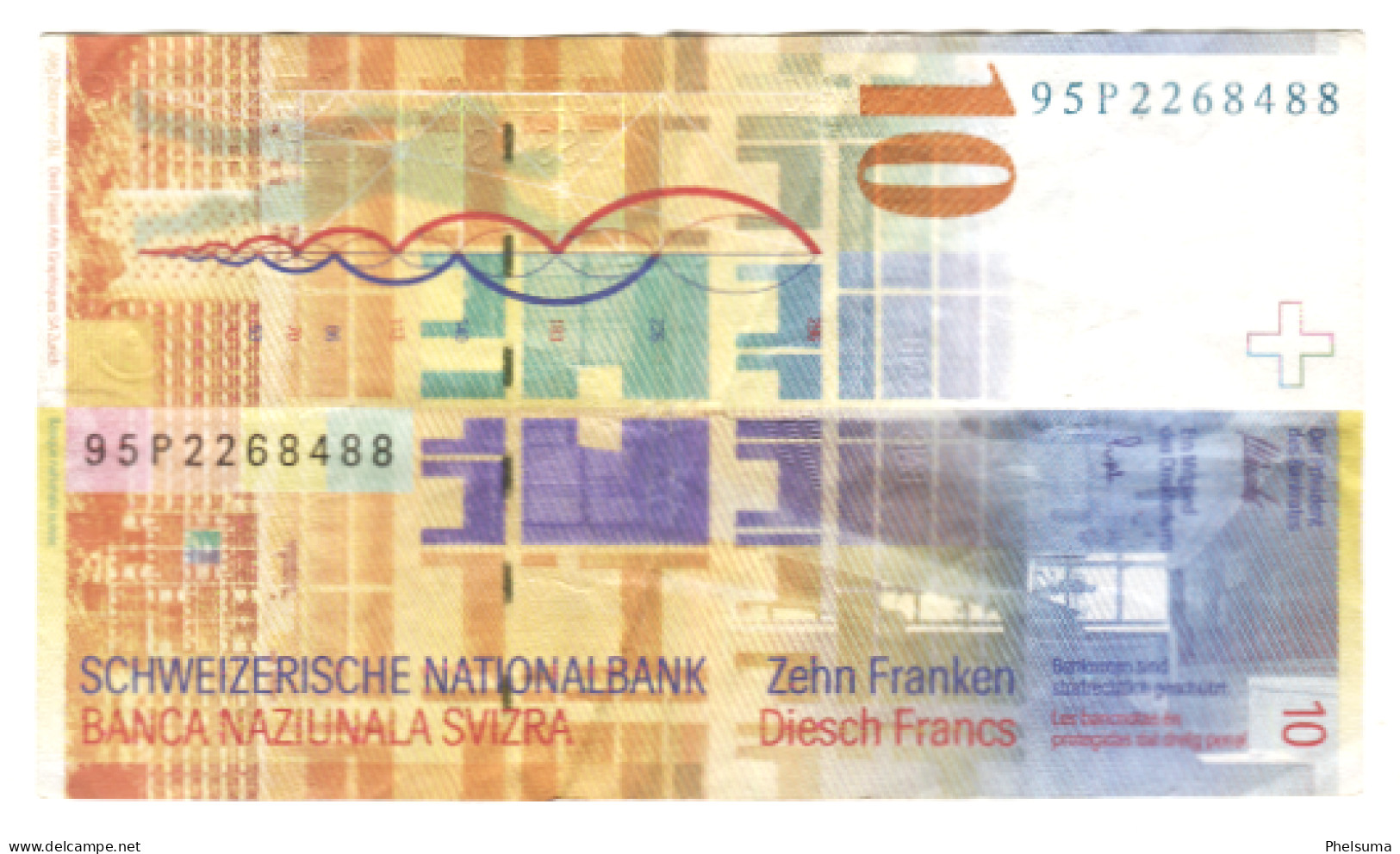 Recherché - Billet De 10 Francs Suisses - 8eme Série émis Le 8 Avril 1997 - Consacré à L'architecte Suisse Le CORBUSIER - Switzerland