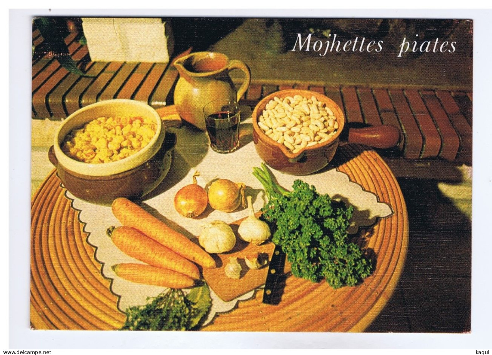 RECETTE - MOJHETTES PIATES - Pierre Artaud Et Cie - Editeurs - N° 307 T - Recipes (cooking)