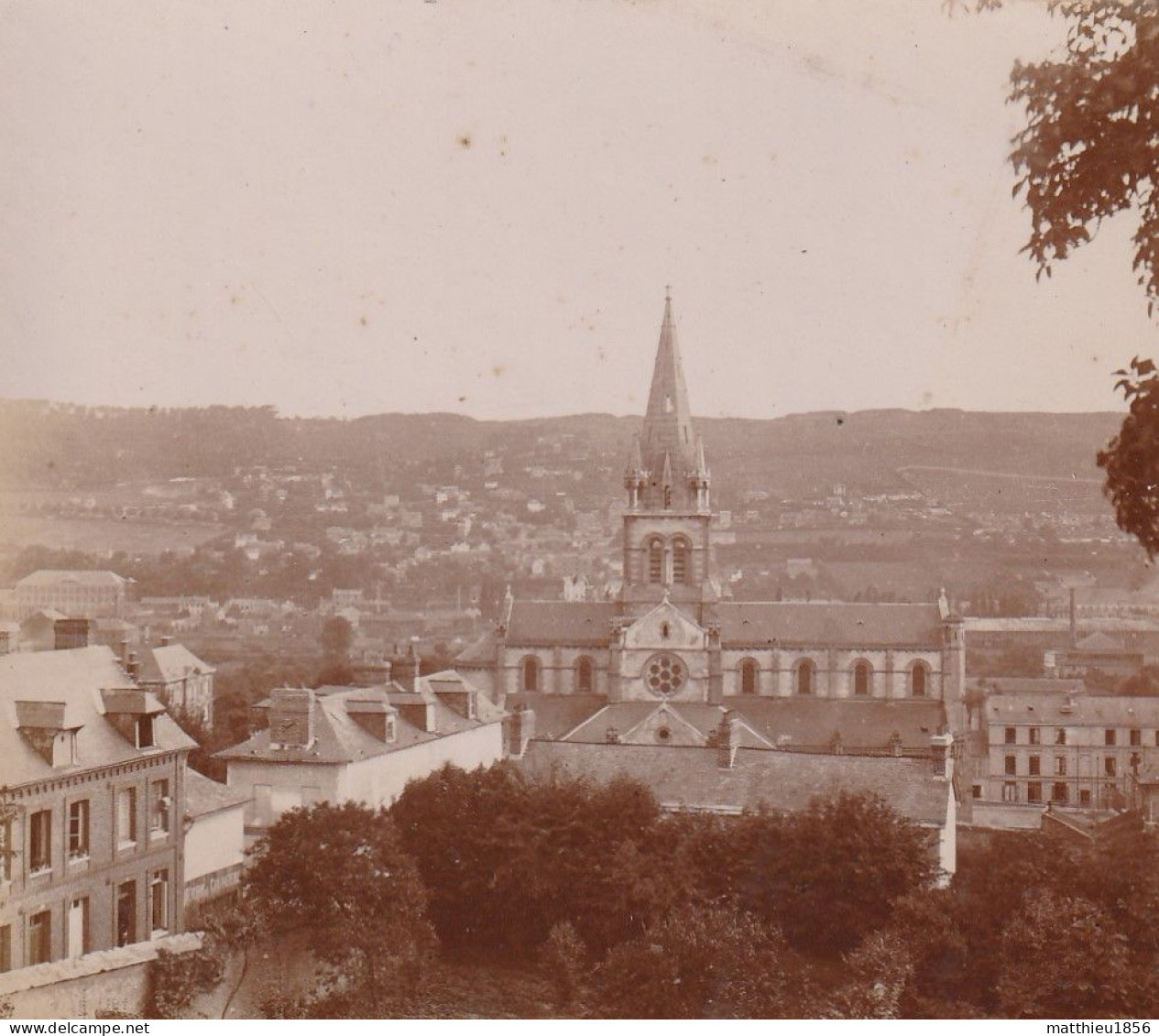 Photo 1899 ROUEN - Une Vue, L'église Saint-Hilaire (A256) - Rouen