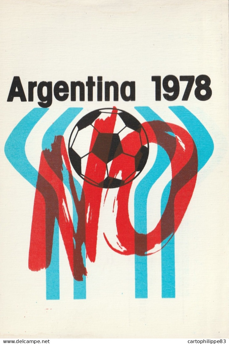 ARGENTINE 1978 NON  PETITION - Voetbal