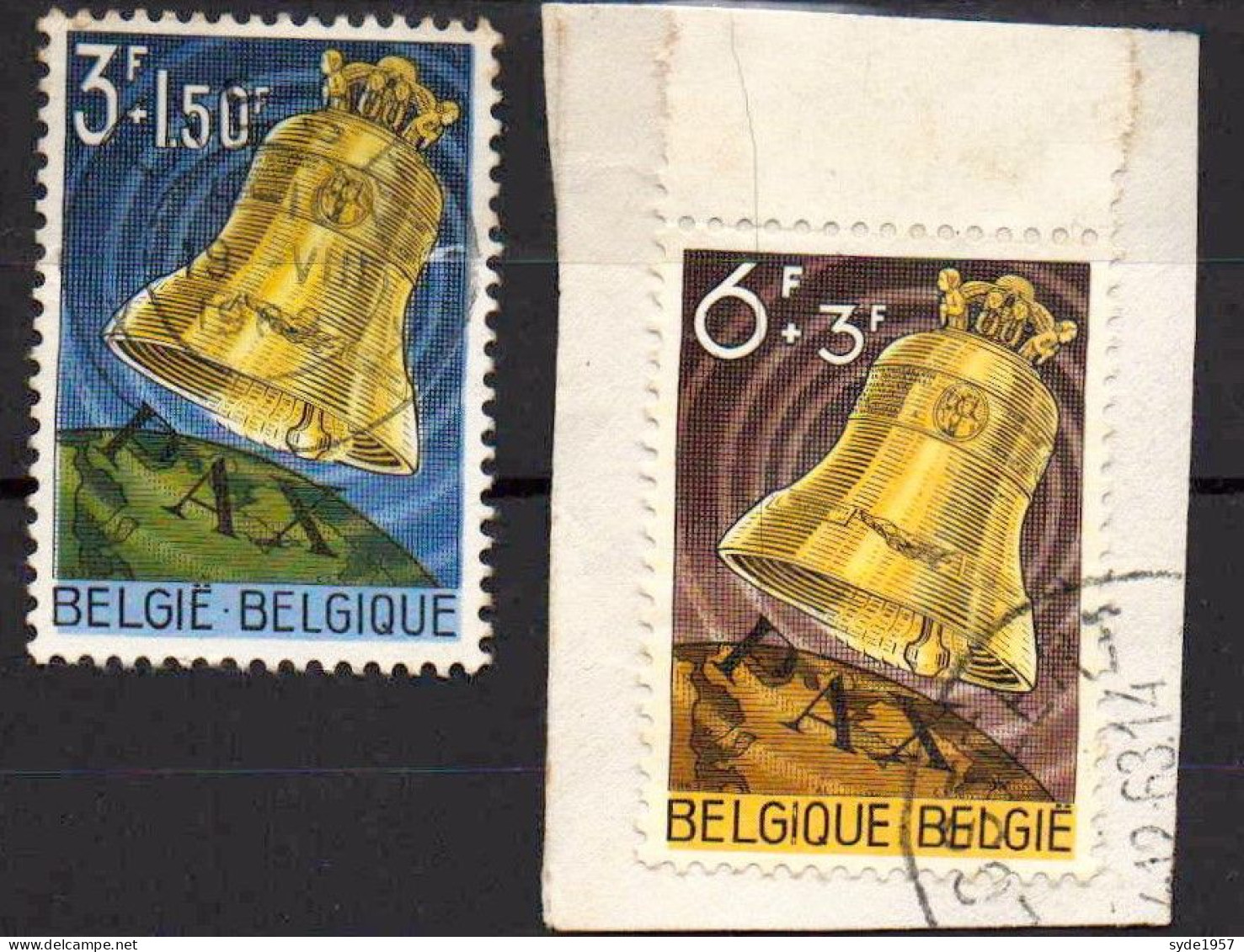 Belgique 1963, Bourdon De La Paix COB 1241 Et 1242 - Oblitérés