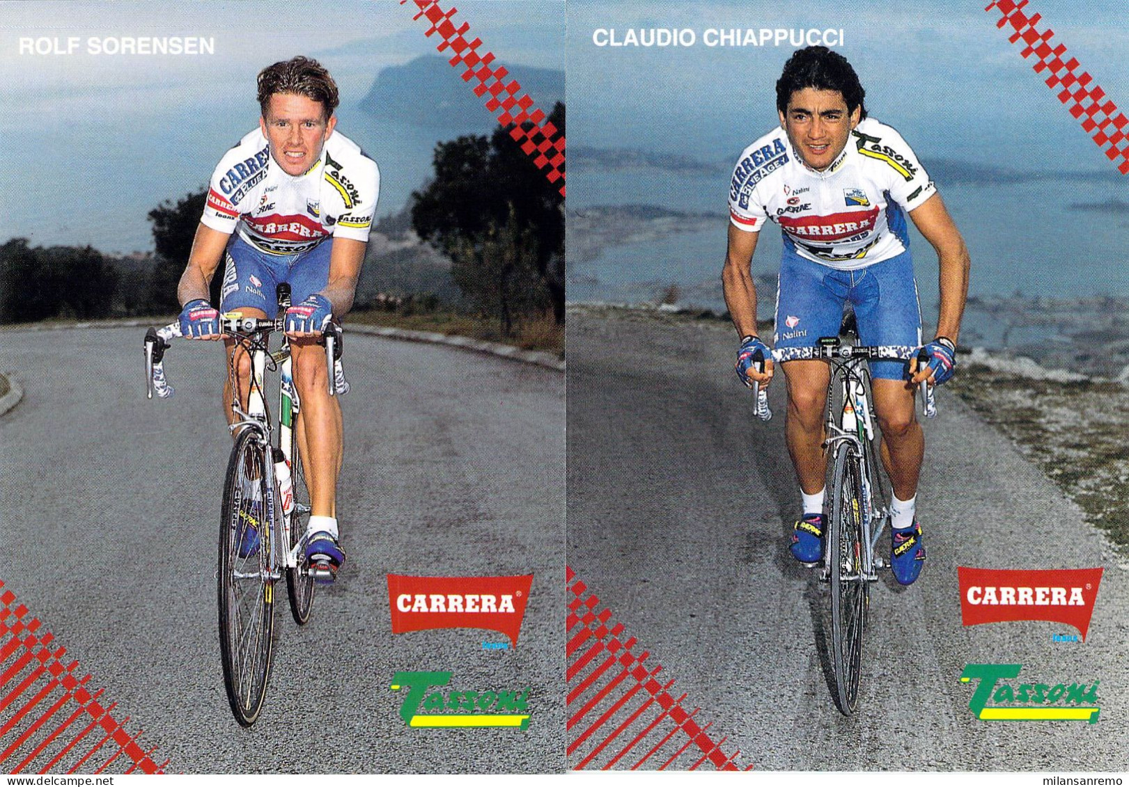 CYCLISME: CYCLISTE : CLAUDIO CHIAPPUCCI - ROLF SORENSEN - Cyclisme