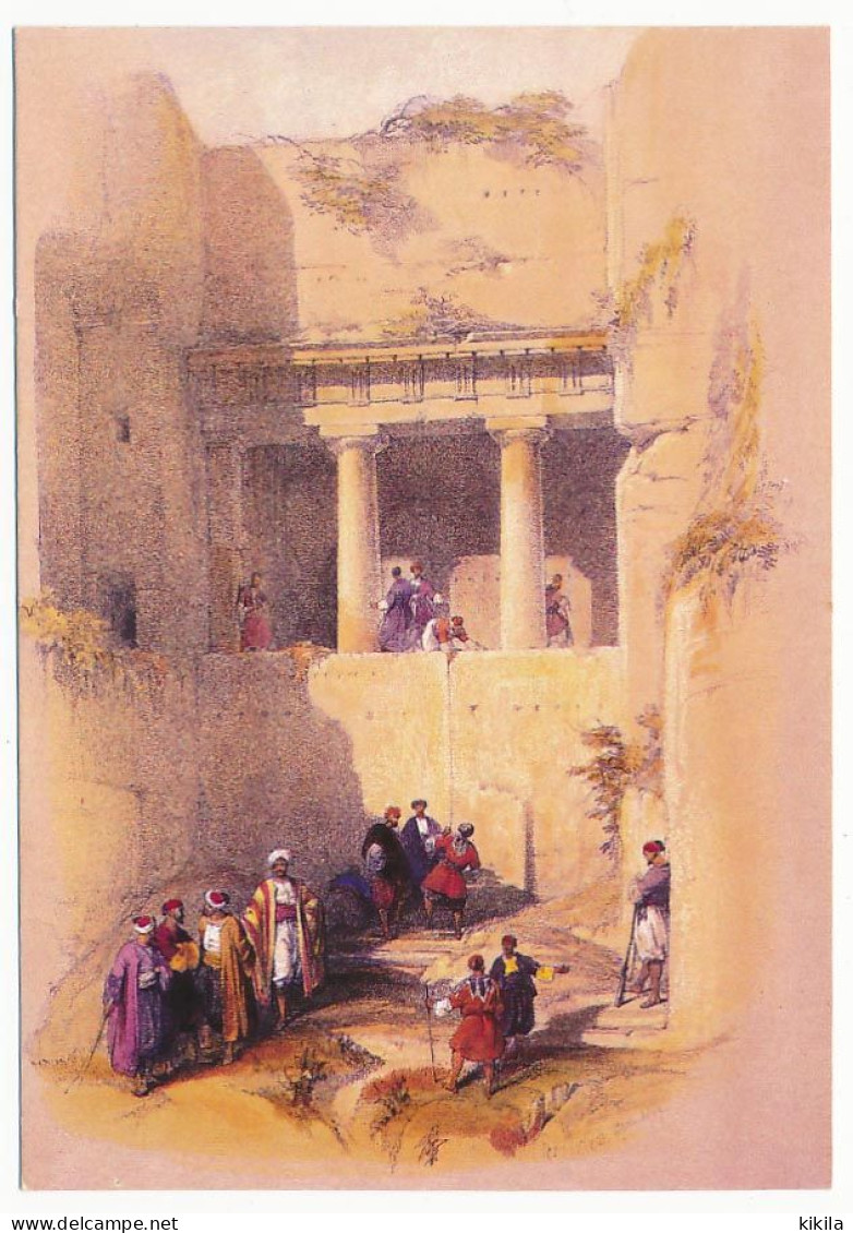CPSM 10.5 X 15 Israël (53)  JERUSALEM Tomb Of St. James Vallev Of Jehoshaphat (1839)  Vallée De Josaphat  * - Israele