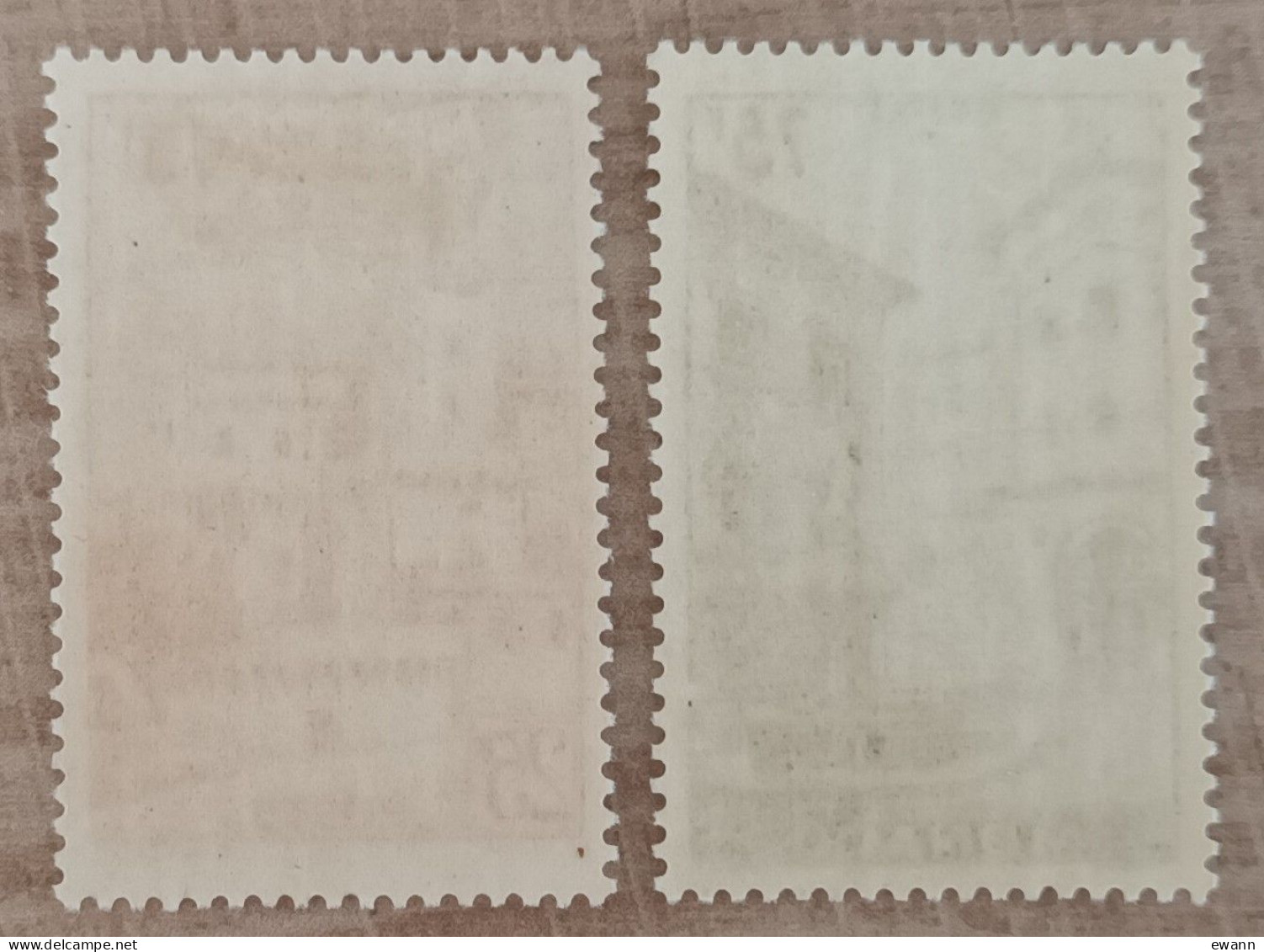 Monaco - YT N°397, 398 - Vues De La Principauté - 1954 - Neuf - Unused Stamps