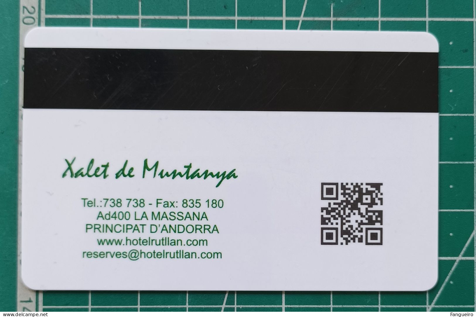 ANDORRA HOTEL KEY CARD XLAET DE MONTANYA - Cartes D'hotel