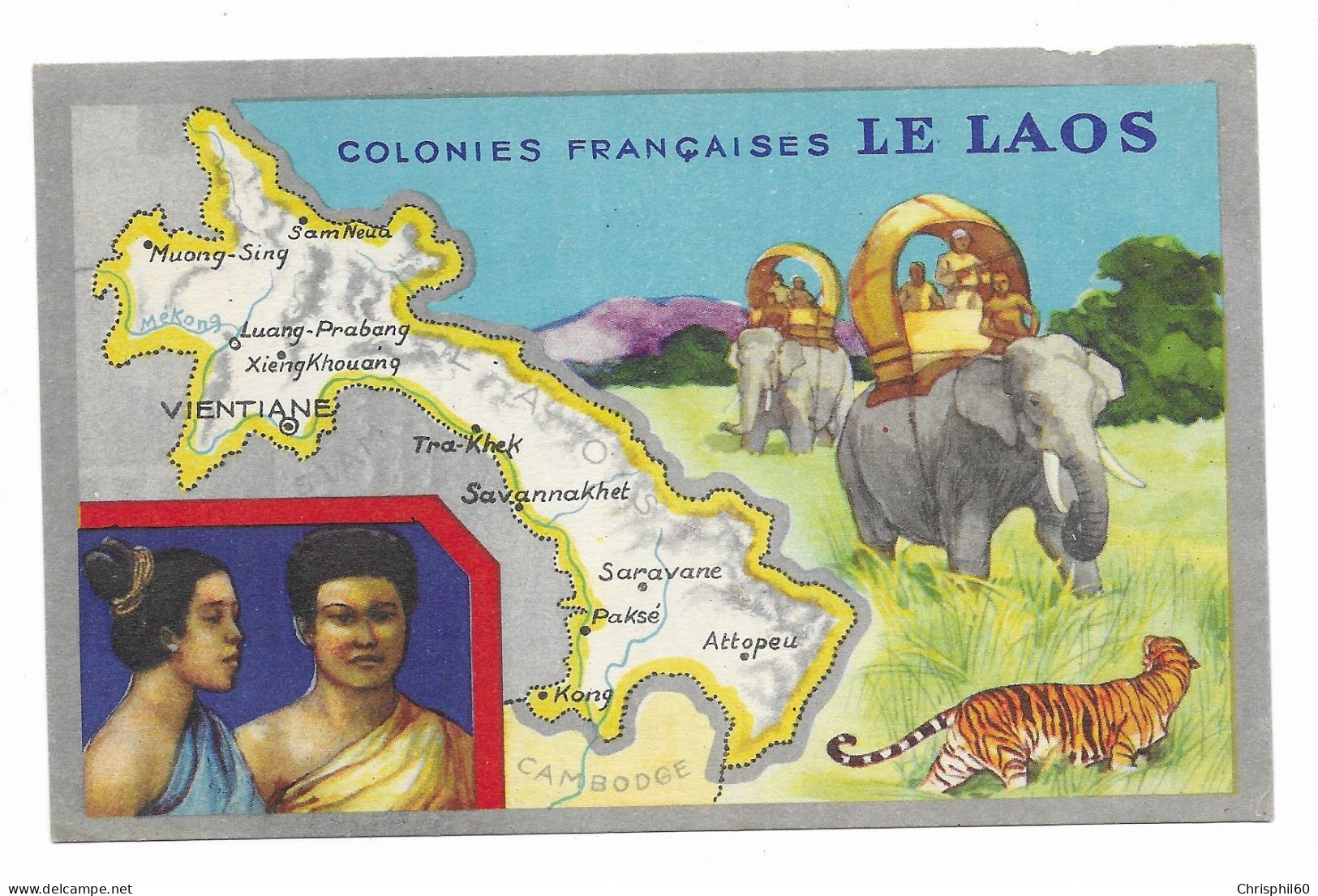 Colonies Françaises LE LAOS - Edition Spéciale Des Produits Du Lion Noir - - Laos