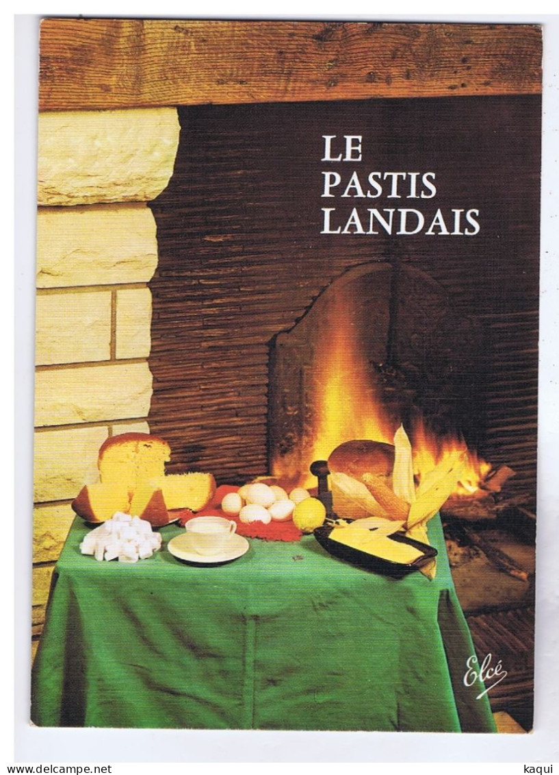 RECETTE - LE PASTIS LANDAIS - Cartes Elcé - N° 1684 - Recettes (cuisine)