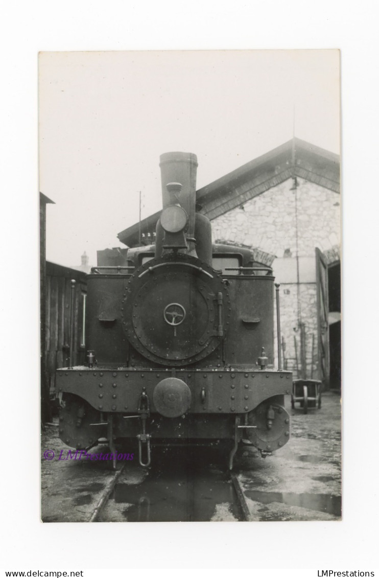 Photo Locomotive CFD 11 Dépôt Egreville Seine Et Marne 77 France Train Gare Chemins Fer Départementaux Motrice Vapeur - Treni