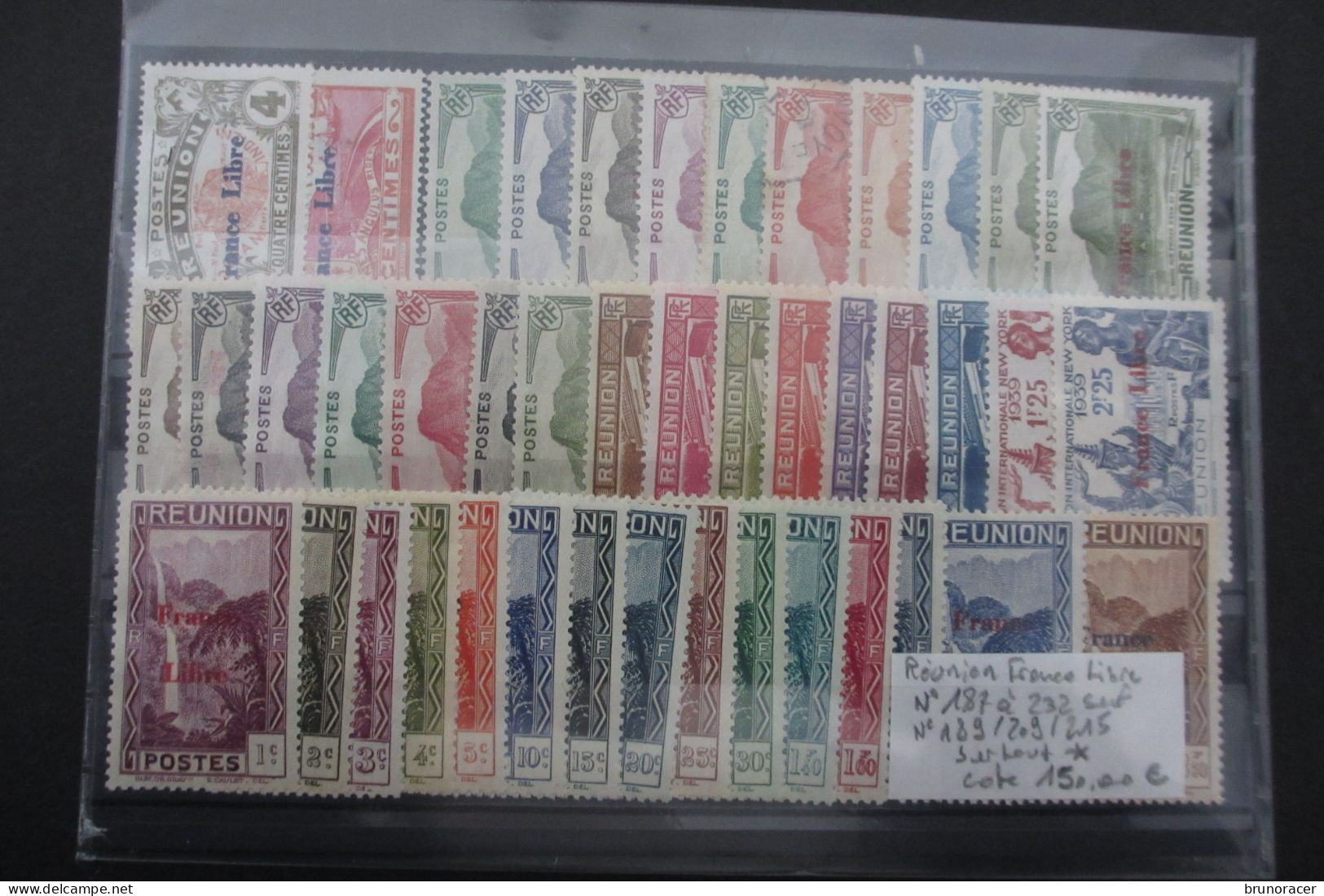REUNION LOT FRANCE LIBRE SURTOUT NEUF* COTE 150 EUROS  VOIR SCANS - Unused Stamps