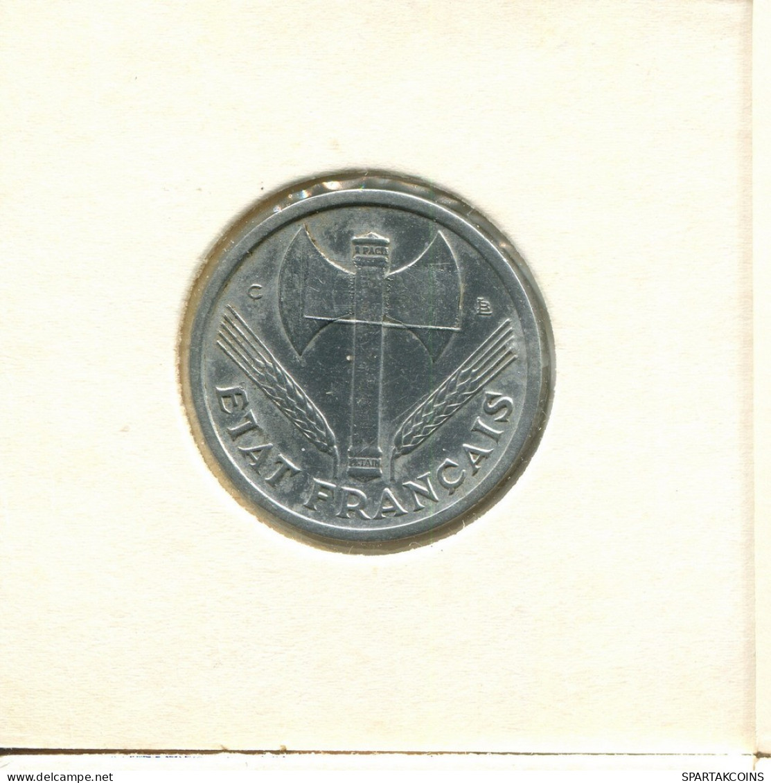 1 FRANC 1944 FRANCIA FRANCE Moneda #BB574.E.A - 1 Franc