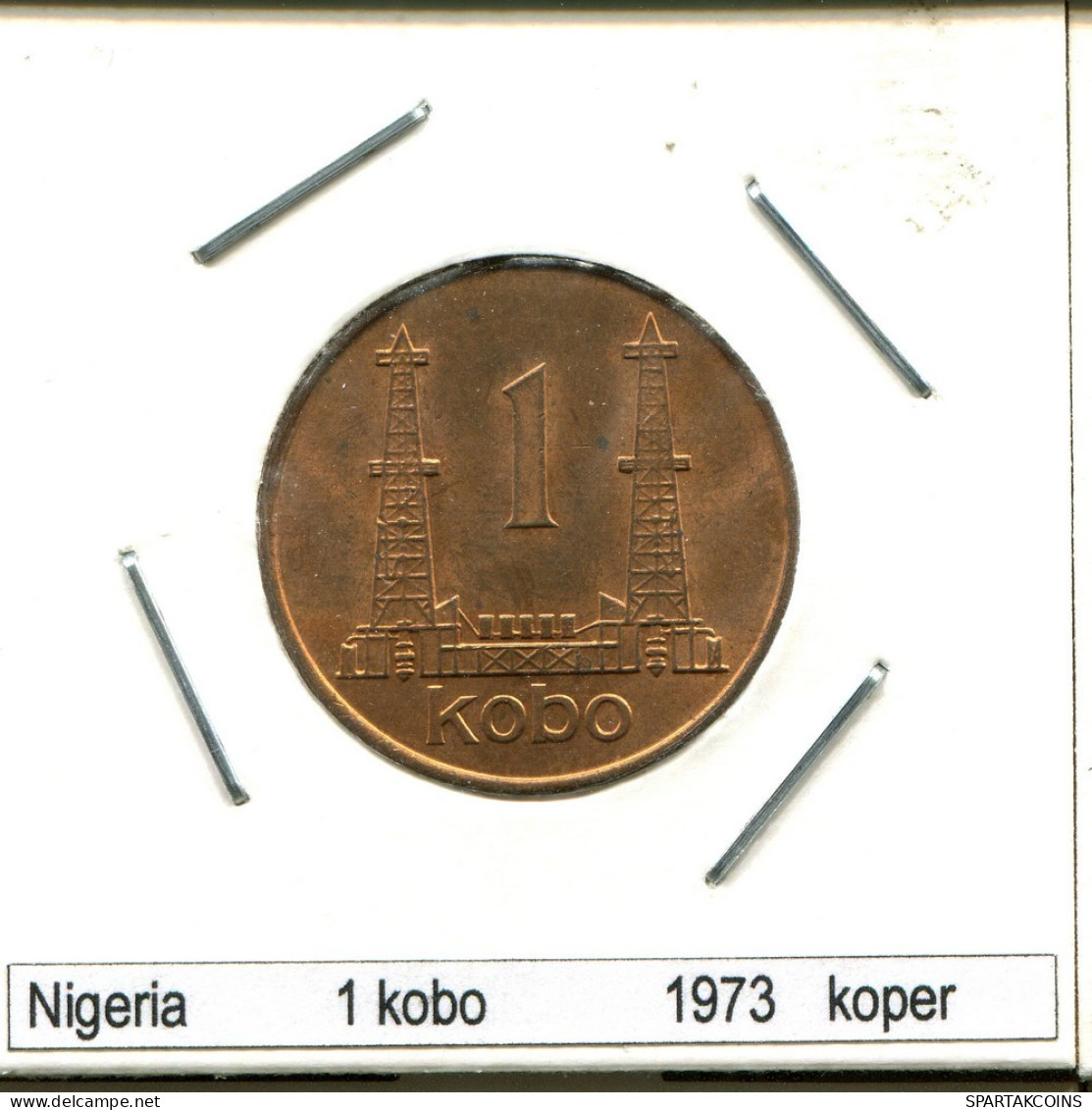 1 KOBO 1973 NIGERIA Münze #AS393.D.A - Nigeria