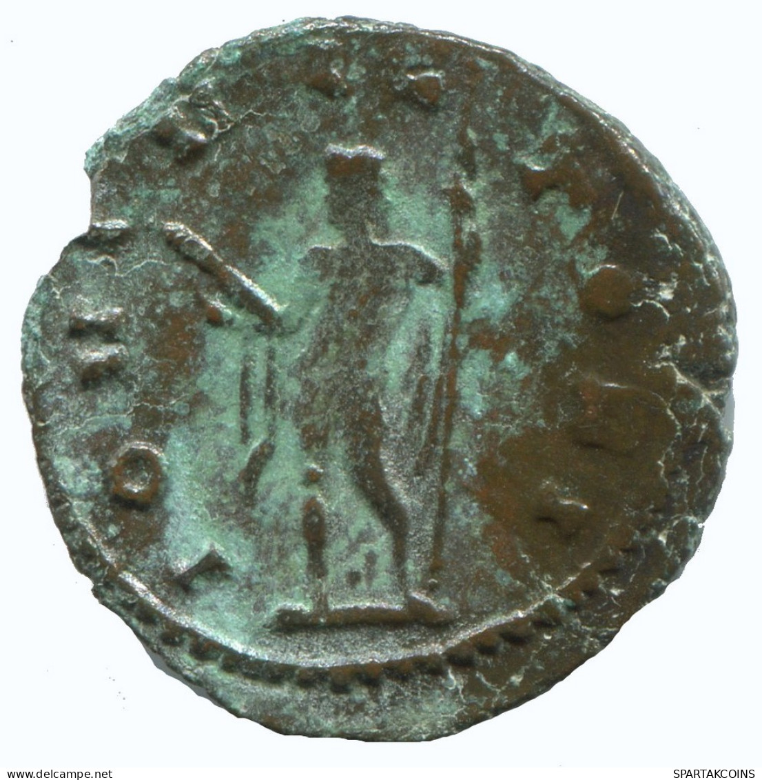 CLAUDIUS II ANTONINIANUS Roma AD54 Iovi Victori 2.6g/21mm #NNN1904.18.D.A - Der Soldatenkaiser (die Militärkrise) (235 / 284)