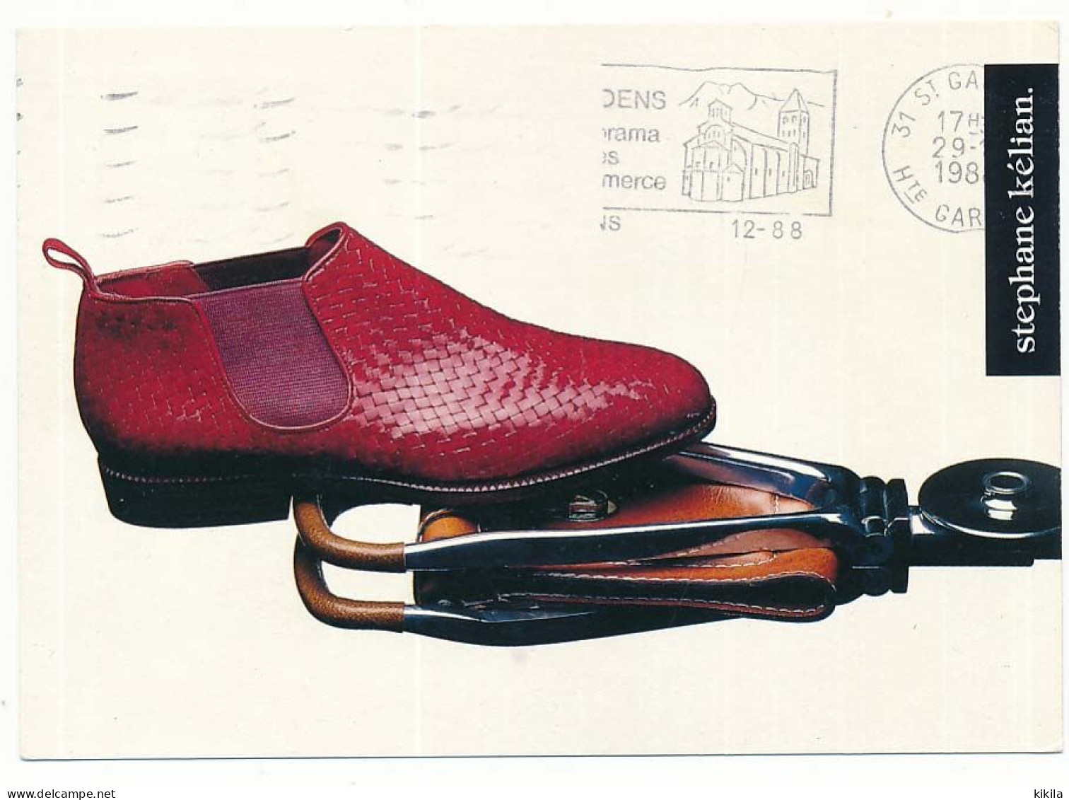 CPSM / CPM 10.5 X 15 Chaussures Publicité Femmes Stéphane Kélian 31000 Toulouse Invitation Soldes Privées Janvier 1989 - Reclame