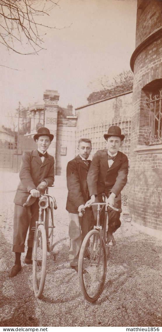 Photo Vers 1900 Cyclisme, Vélo (A256) - Antiche (ante 1900)