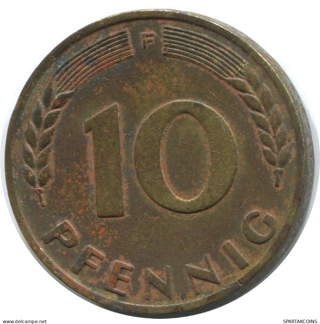 10 PFENNIG 1949 F BRD ALLEMAGNE Pièce GERMANY #AD552.9.F.A - 10 Pfennig