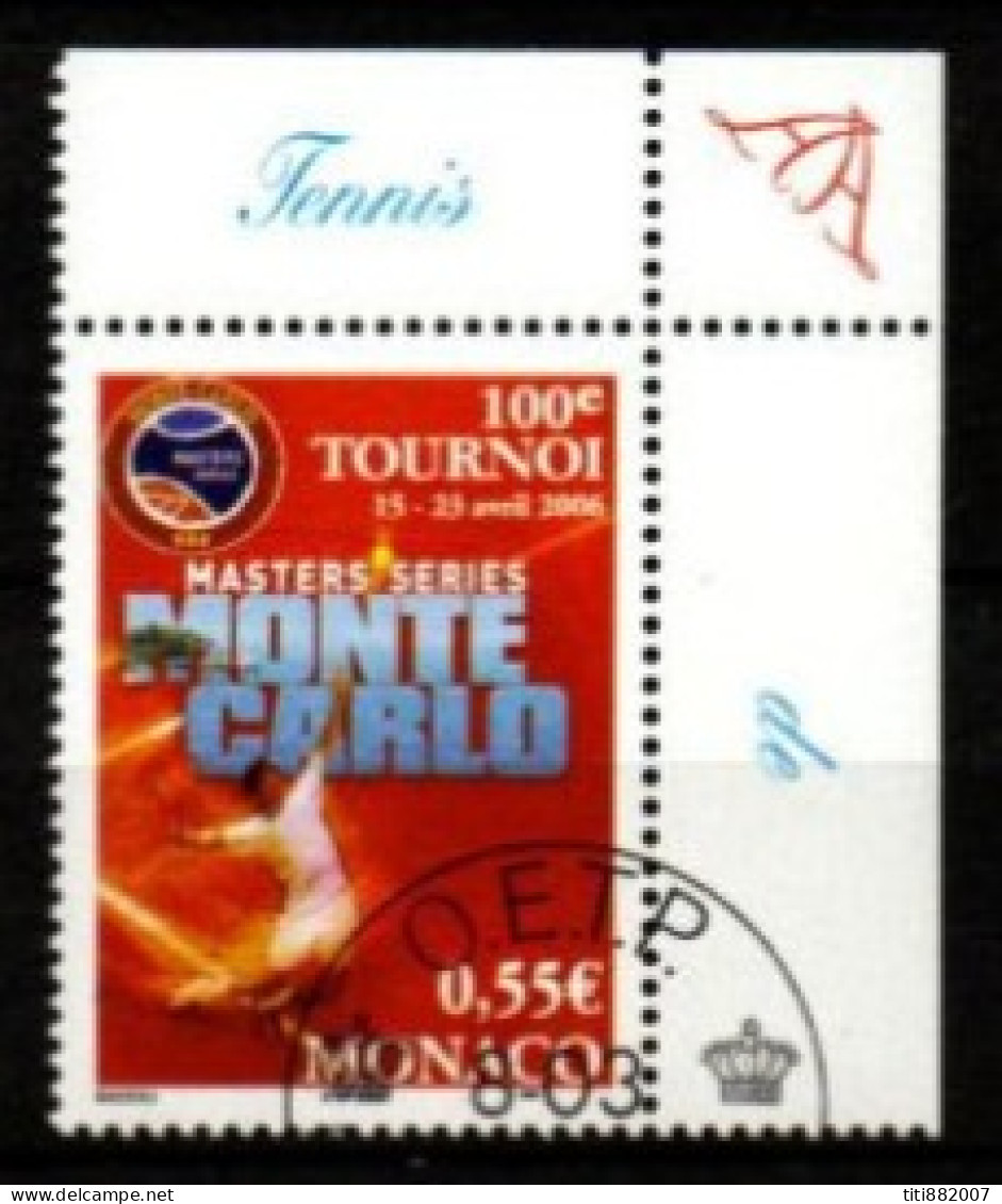 MONACO   -   2006 .  Y&T N° 2534 Oblitéré .  Tennis - Used Stamps