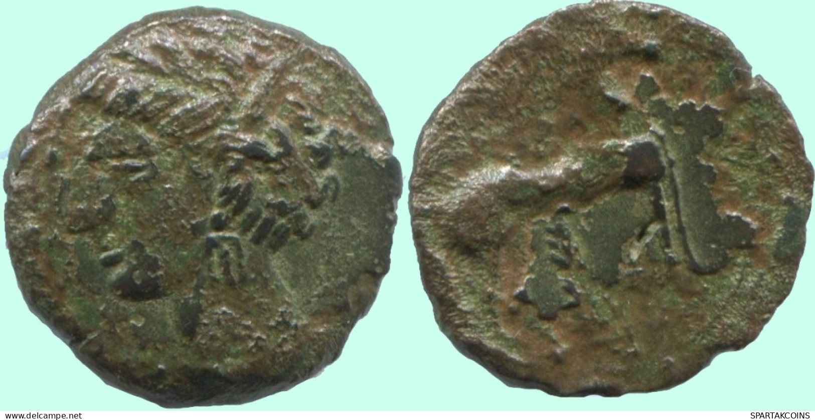 Ancient Authentic Original GREEK Coin 2.4g/15mm #ANT1809.10.U.A - Griegas