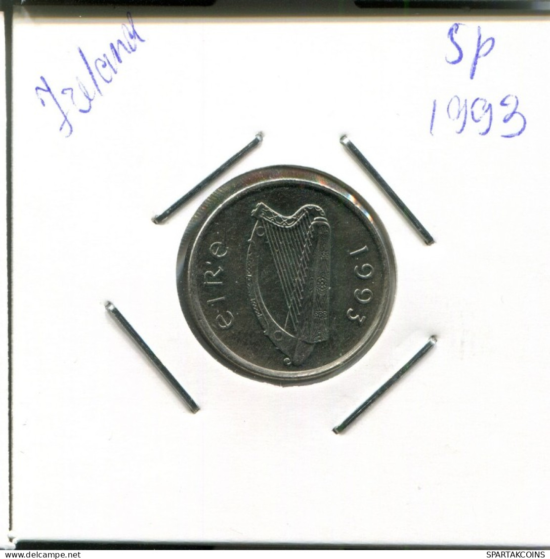 5 PENCE 1993 IRLAND IRELAND Münze #AN603.D.A - Irlande