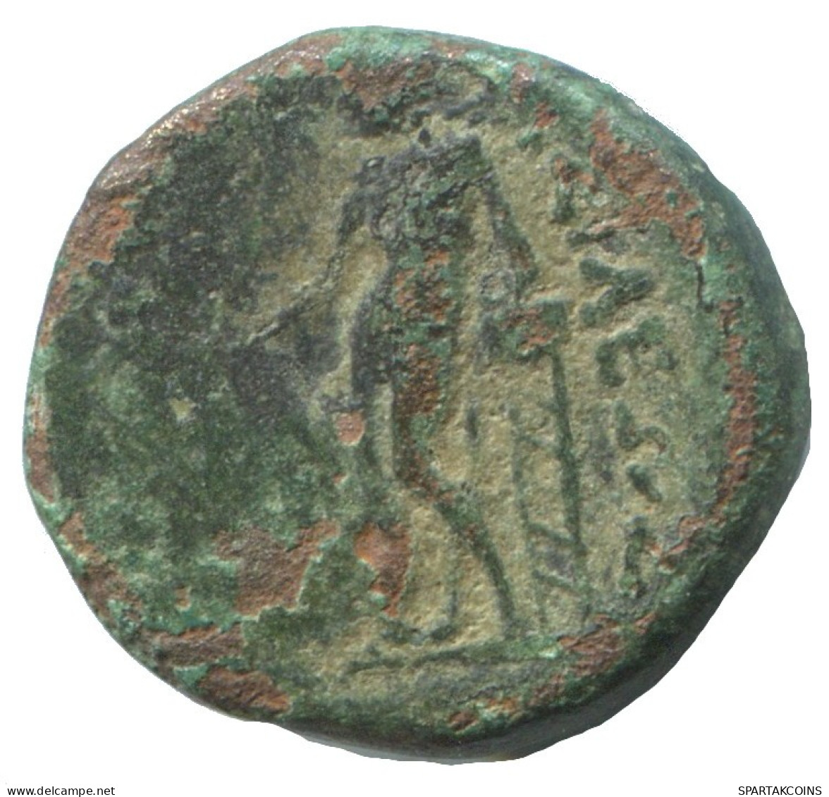 AEOLIS AIGAI ATHENA ZEUS ATHENA Antike GRIECHISCHE Münze 3.2g/16mm #AA233.15.D.A - Griegas