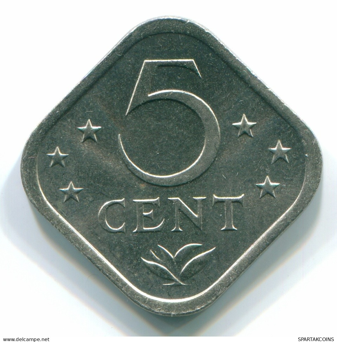 5 CENTS 1979 NIEDERLÄNDISCHE ANTILLEN Nickel Koloniale Münze #S12292.D.A - Niederländische Antillen