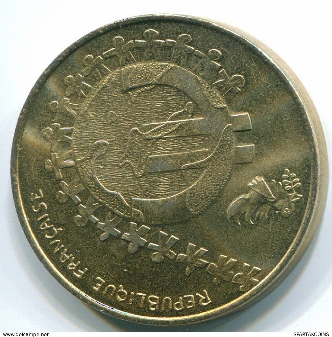 1/4 EURO 2002 FRANCIA FRANCE Moneda Children Euro UNC #FR1045.6.E.A - Frankreich