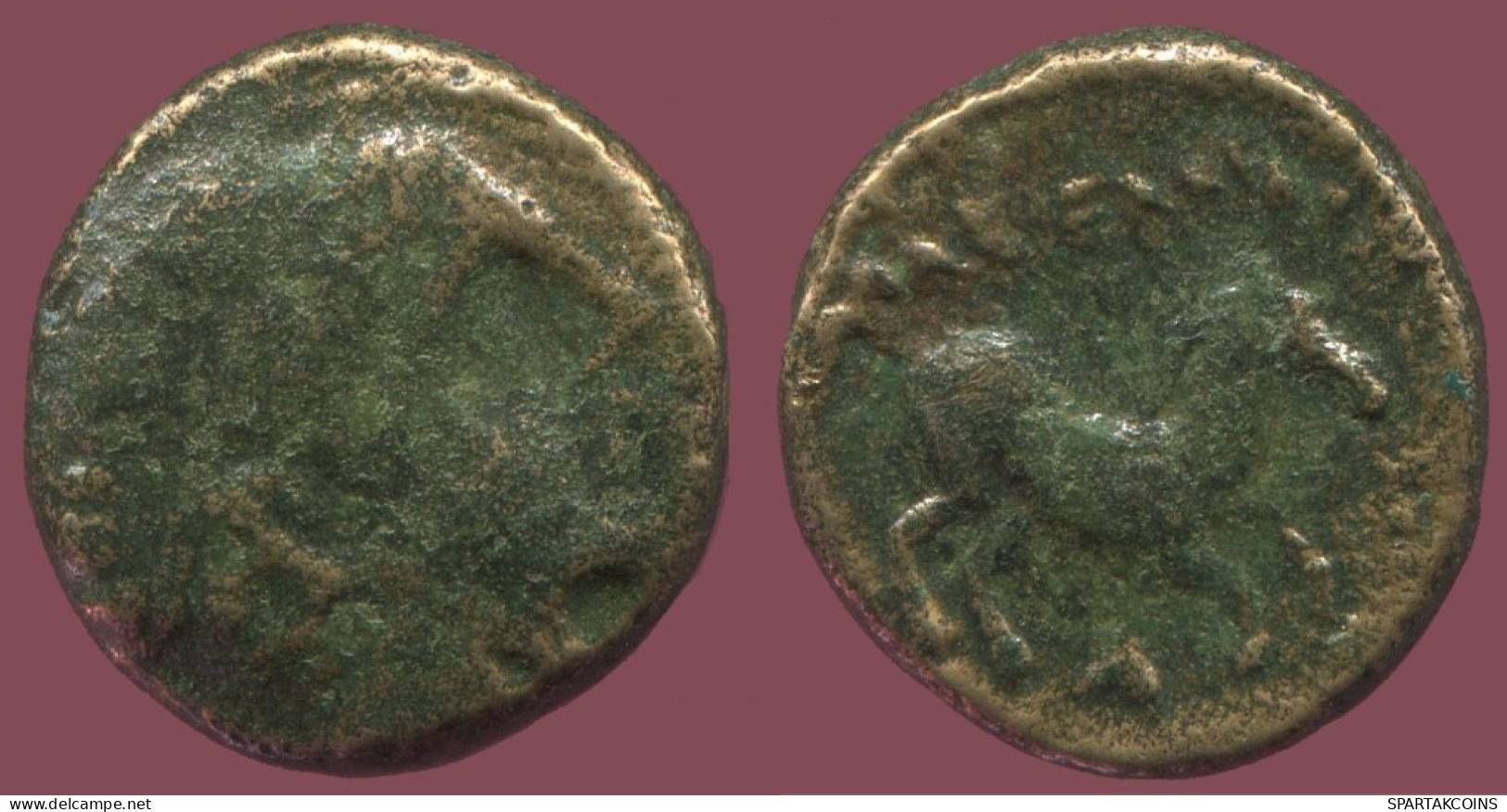 Antike Authentische Original GRIECHISCHE Münze 2.6g/14mm #ANT1467.9.D.A - Griegas