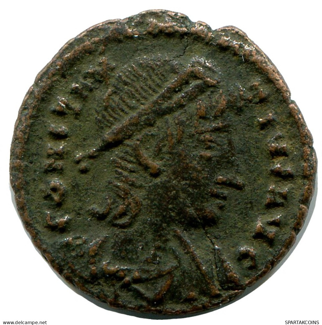 CONSTANTIUS II ALEKSANDRIA FROM THE ROYAL ONTARIO MUSEUM #ANC10286.14.E.A - L'Empire Chrétien (307 à 363)