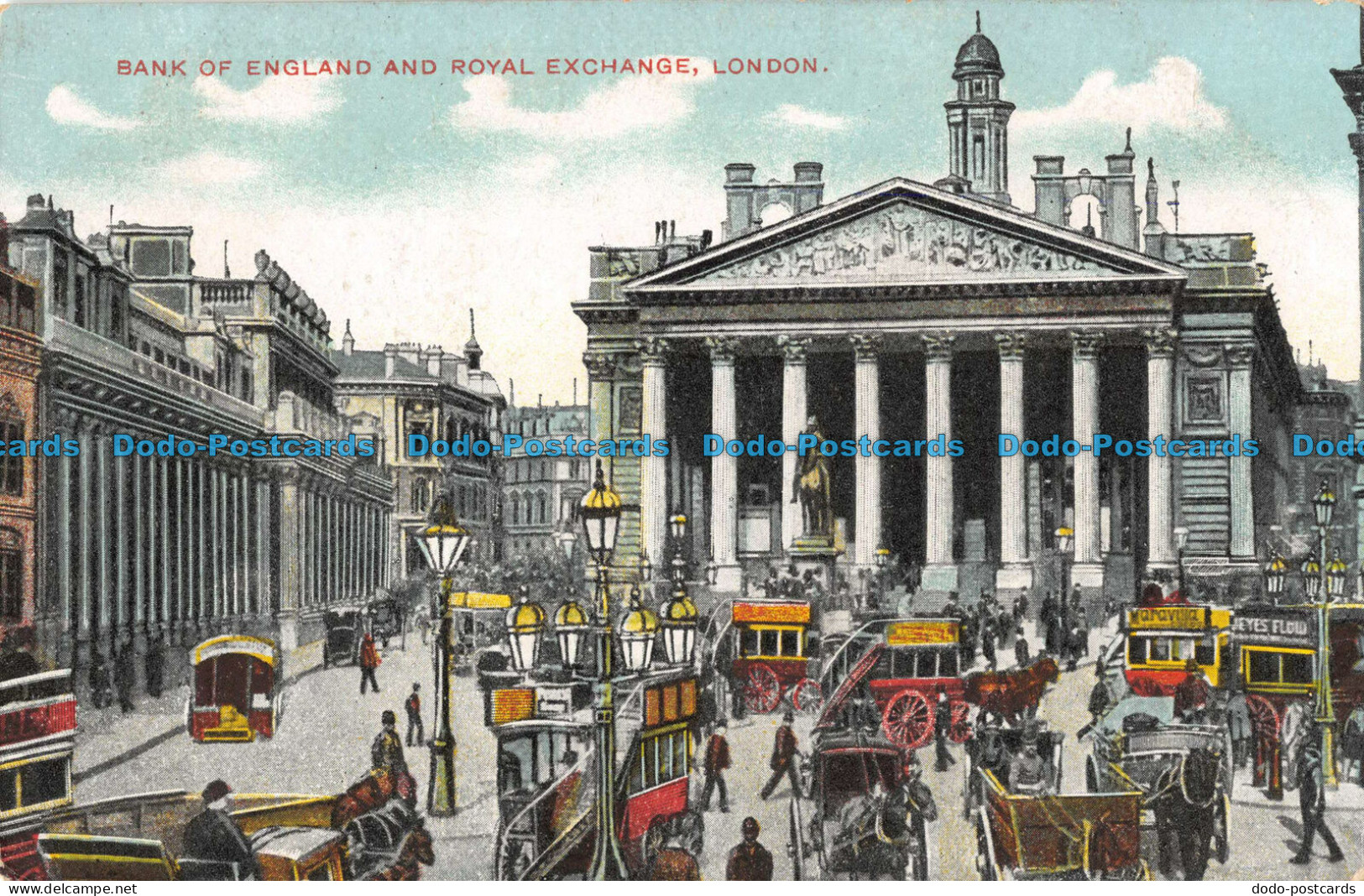 R095356 Bank Of England And Royal Exchange. London. The Star - Andere & Zonder Classificatie