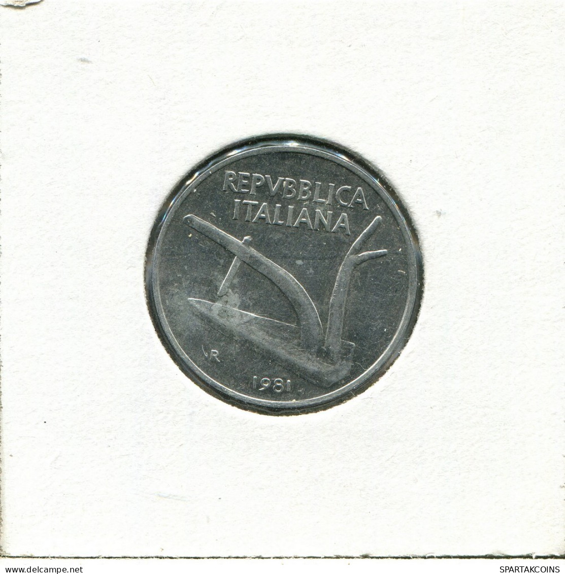 10 LIRE 1981 ITALIEN ITALY Münze #AU924.D.A - 10 Lire