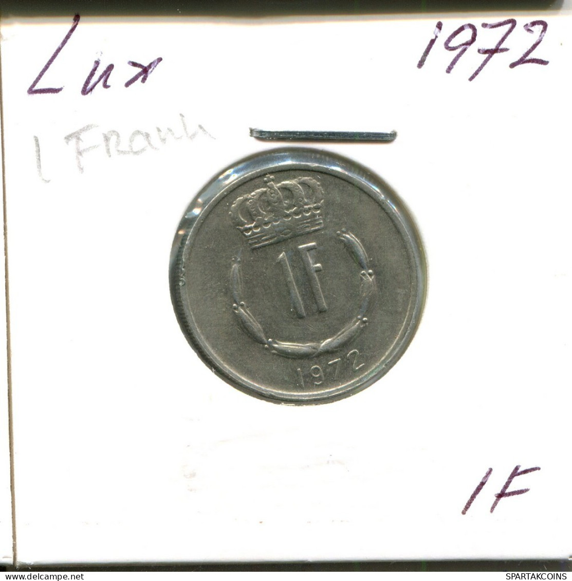 1 FRANC 1972 LUXEMBOURG Pièce #AT210.F.A - Luxemburgo