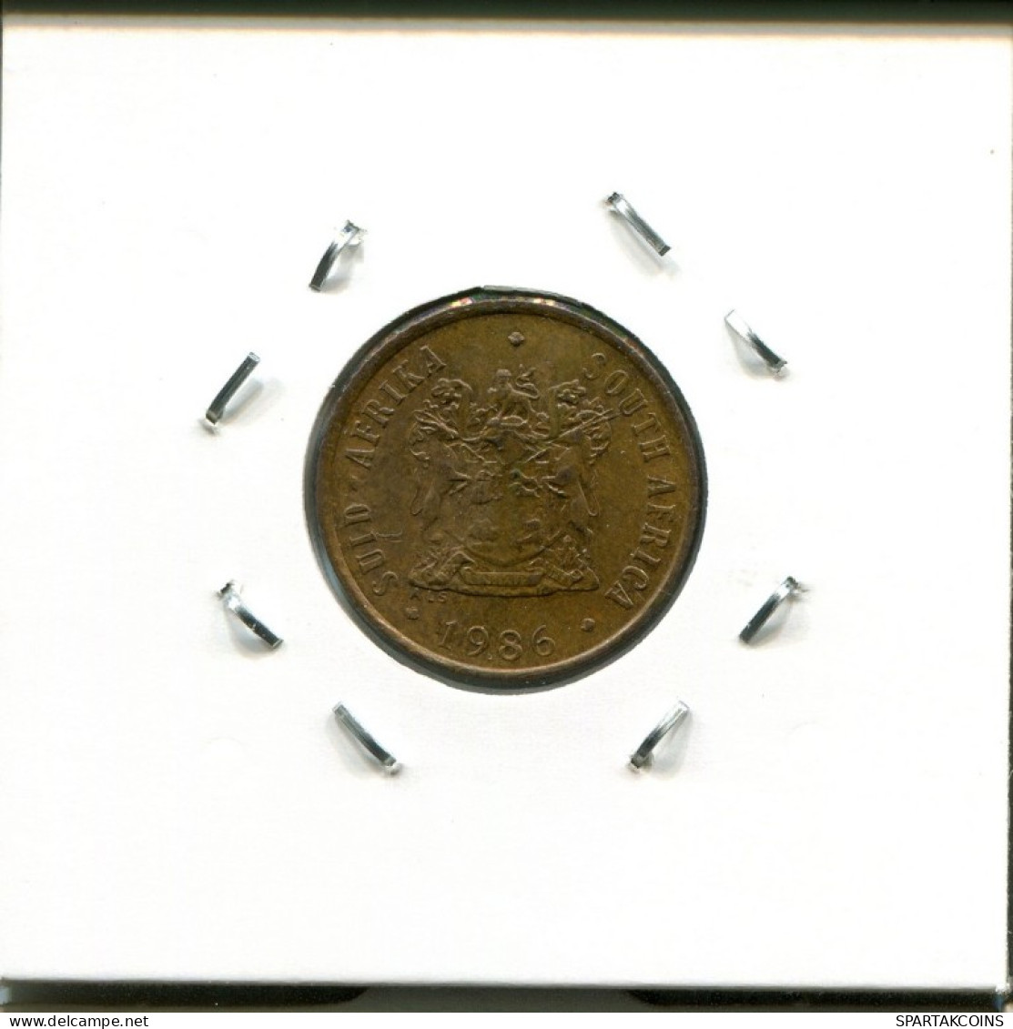 1 CENT 1986 SUDAFRICA SOUTH AFRICA Moneda #AN708.E.A - Afrique Du Sud