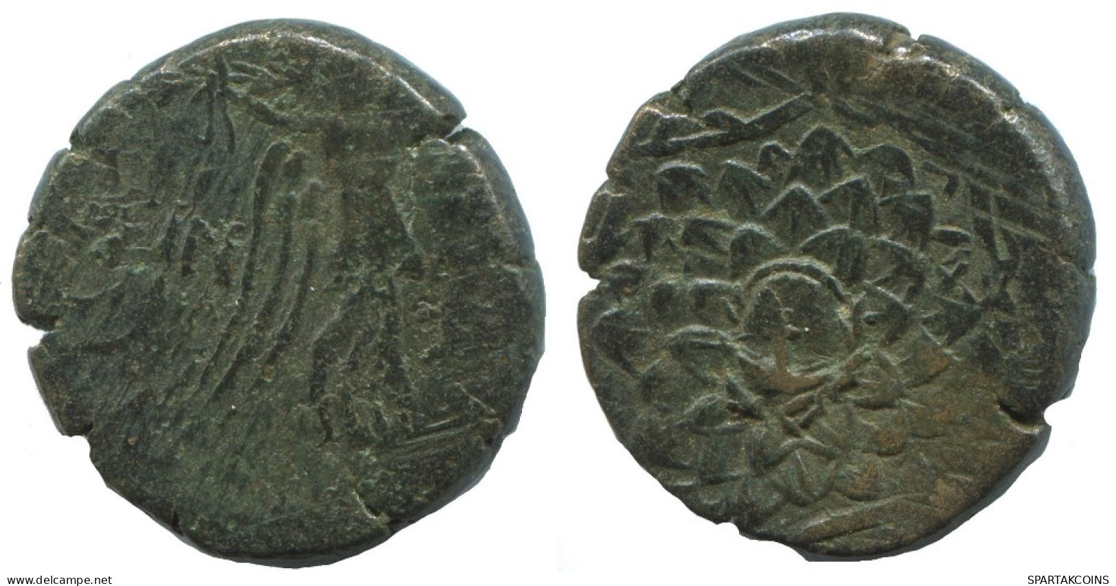 AMISOS PONTOS AEGIS WITH FACING GORGON Ancient GREEK Coin 8.2g/22mm #AA142.29.U.A - Griegas