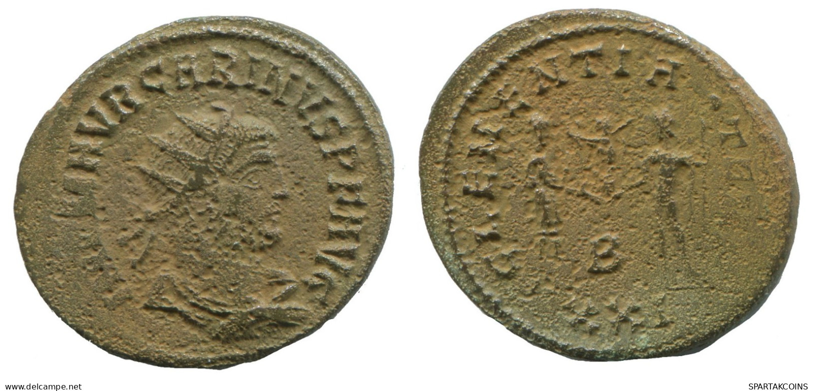 CARINUS ANTONINIANUS Cyzicus B/xxi AD324 Clementiatemp 3.6g/23mm #NNN1768.18.U.A - La Tétrarchie (284 à 307)