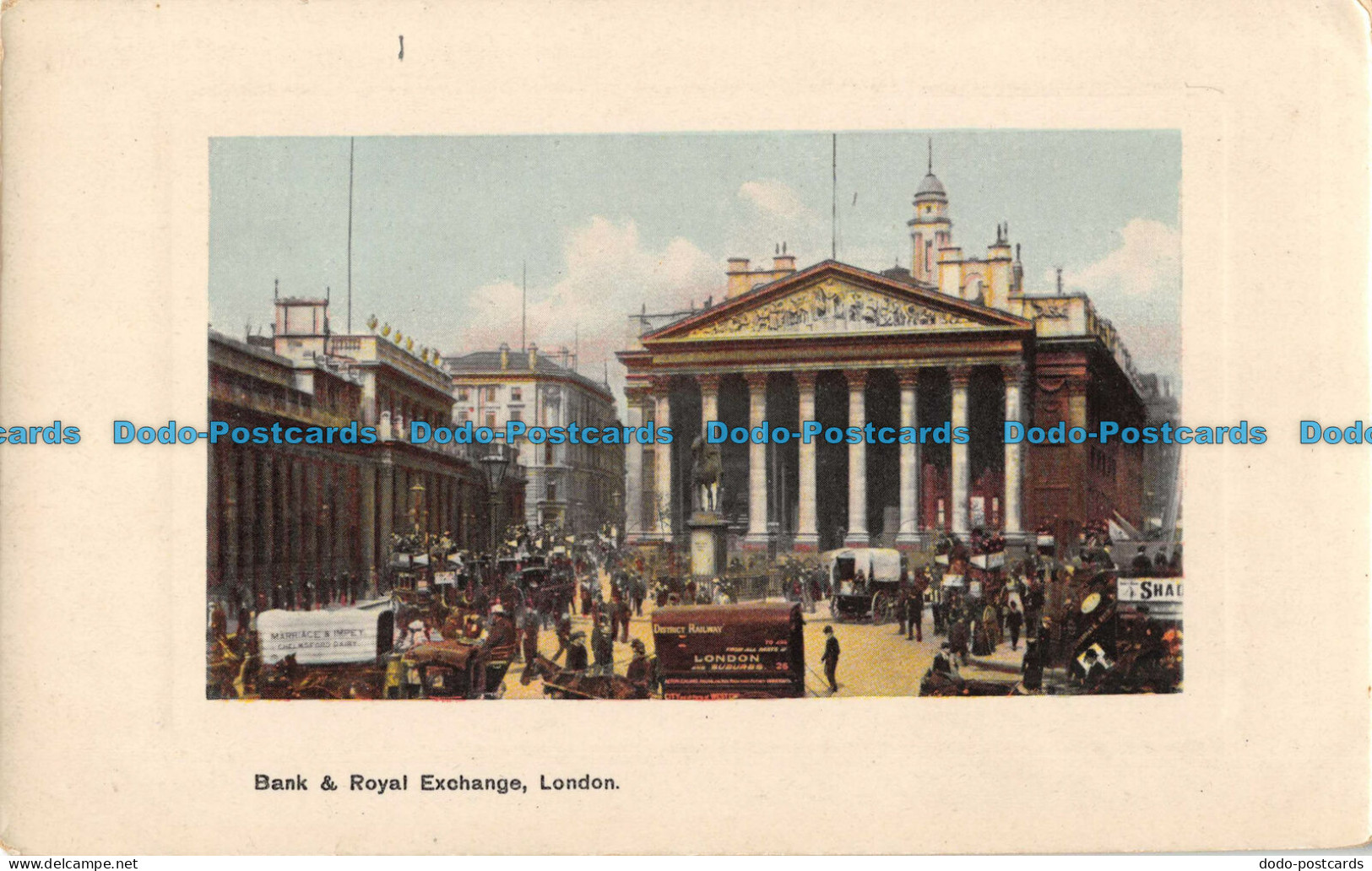 R095366 Bank And Royal Exchange. London. Hutson Bros - Andere & Zonder Classificatie