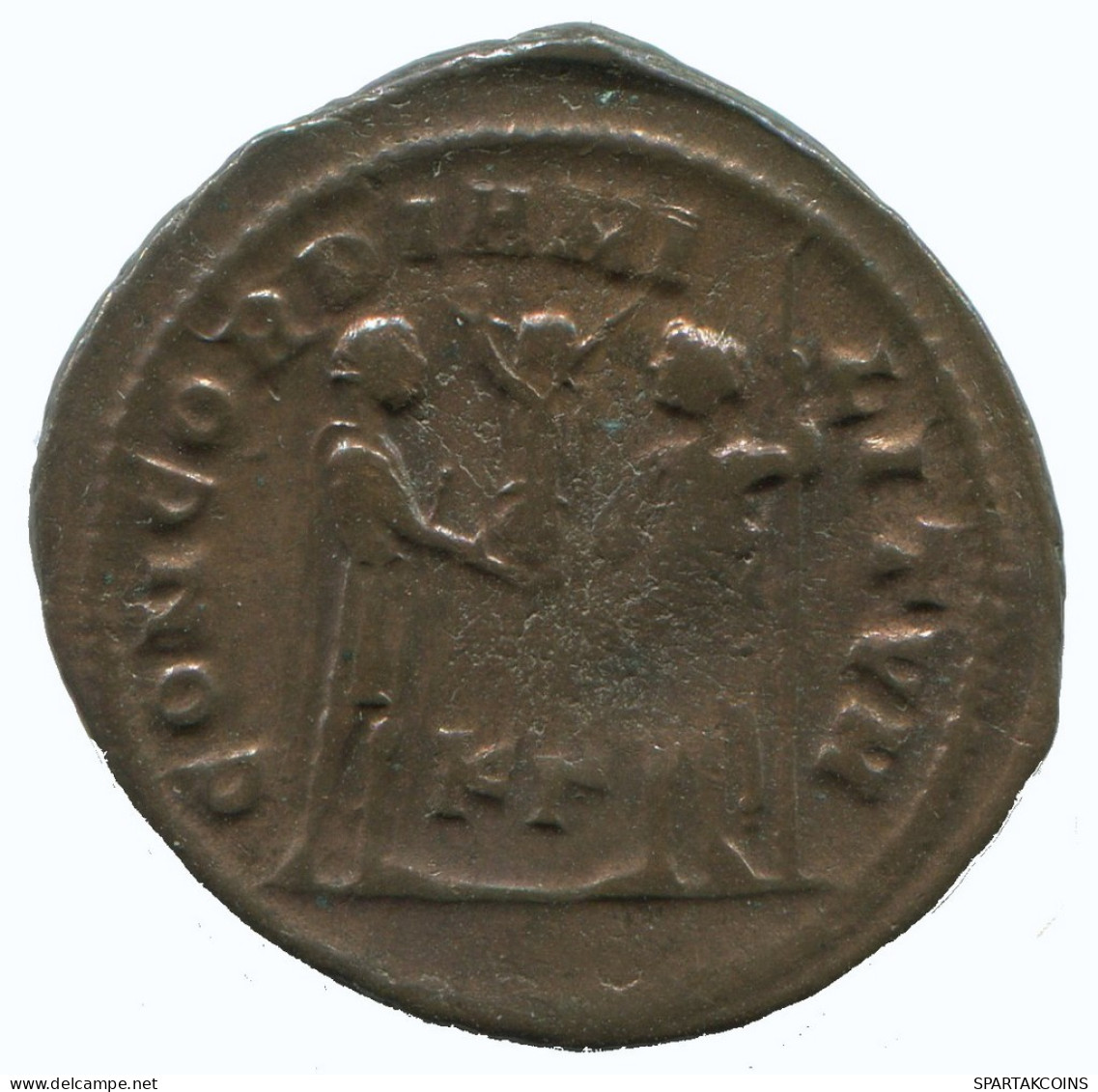MAXIMIANUS ANTONINIANUS Cyzicus KΓ Concordie Militum 2.9g/23mm #NNN1957.18.U.A - The Tetrarchy (284 AD To 307 AD)