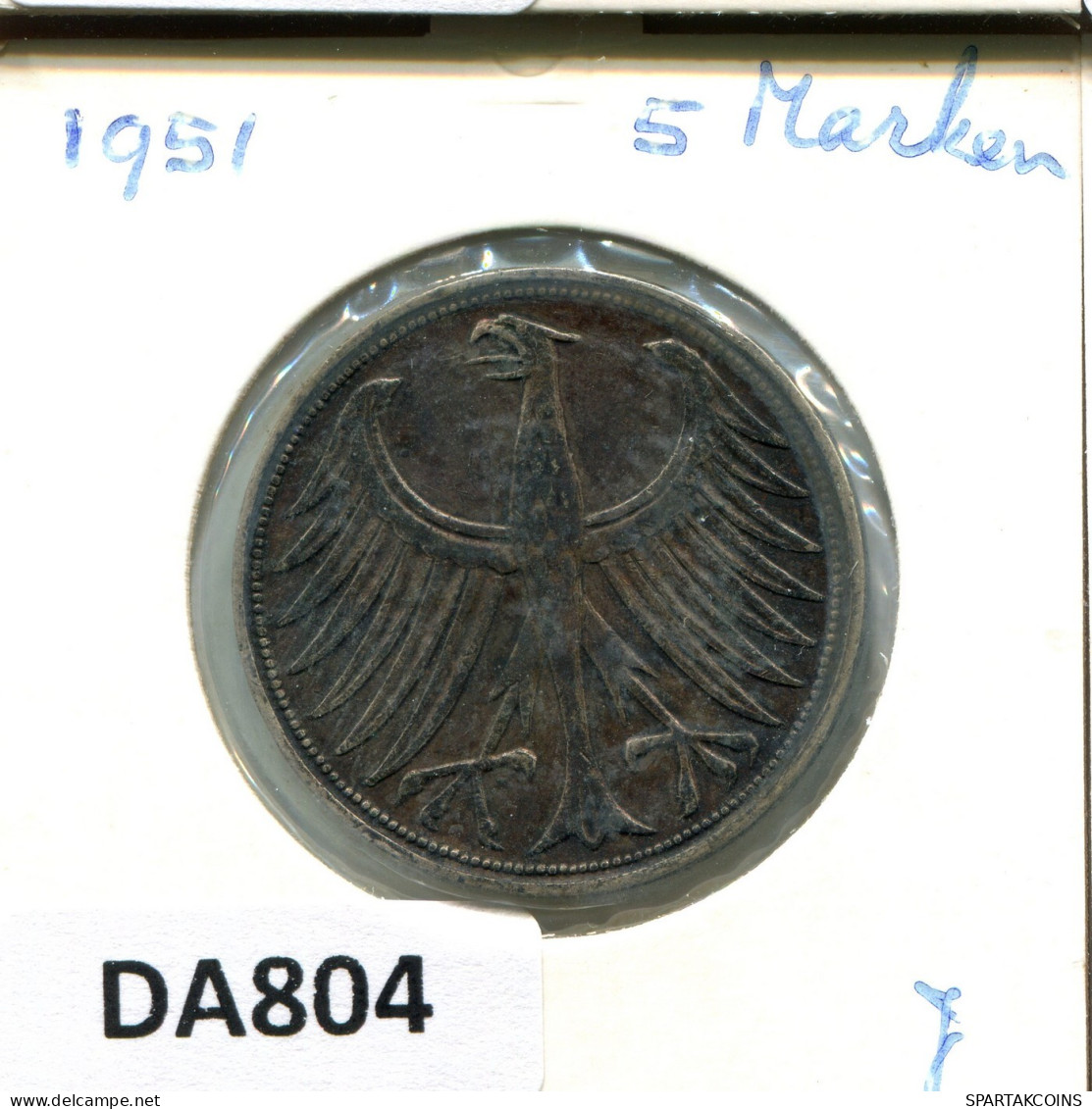 5 DM 1951 J BRD ALLEMAGNE Pièce GERMANY #DA804.F.A - 5 Marchi