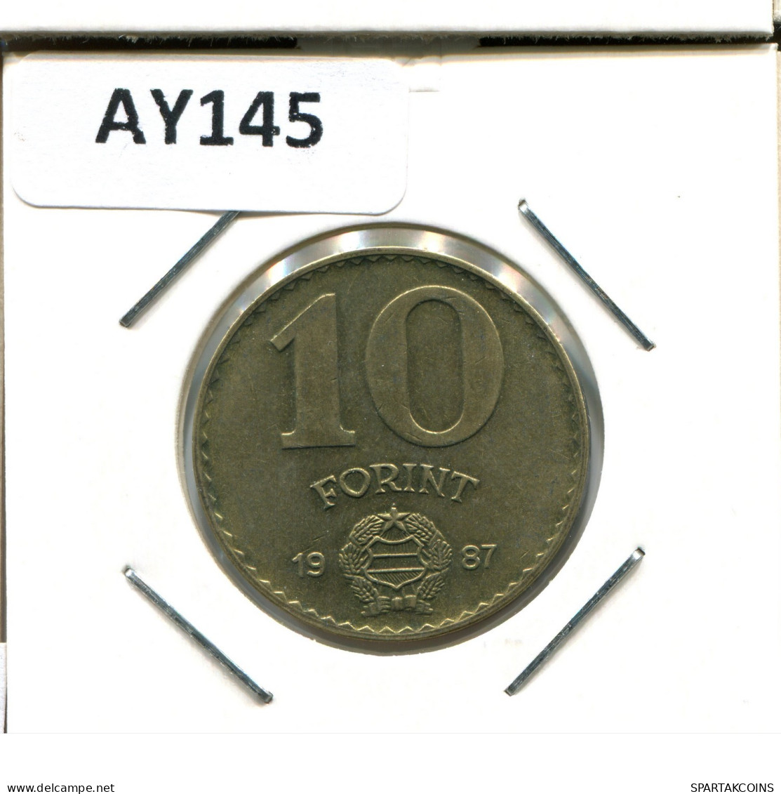 10 FORINT 1987 HUNGRÍA HUNGARY Moneda #AY145.2.E.A - Hungría