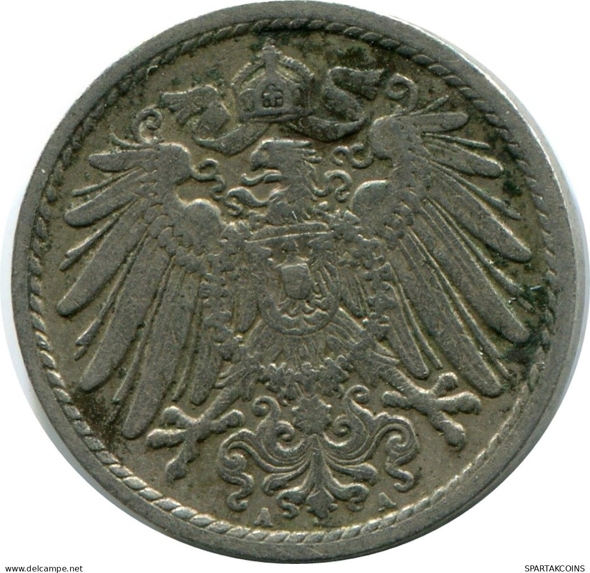 5 PFENNIG 1897 A ALLEMAGNE Pièce GERMANY #DA765.F.A - 5 Pfennig